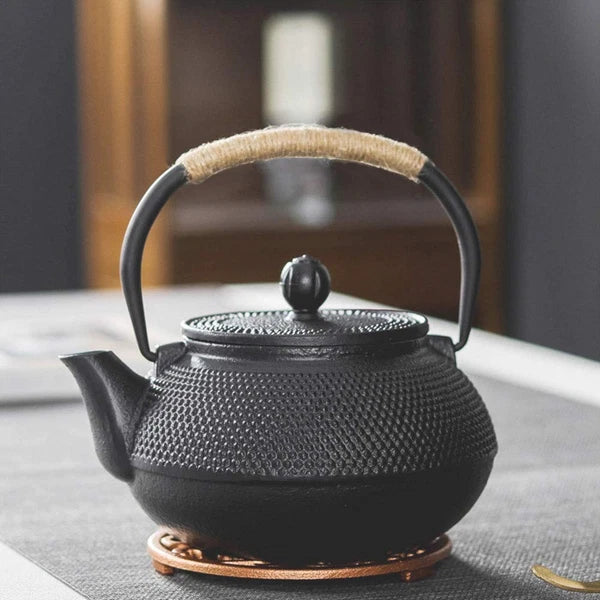 Stylish Iron Teapot, No Enamel, Perfect for Supplementing Your Iron, Compatible