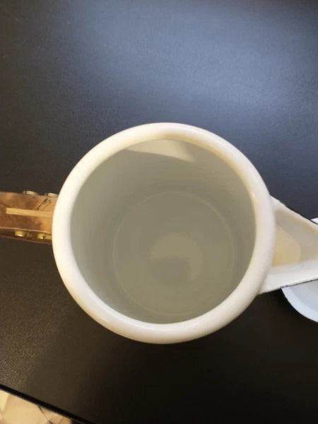 Hearth And Hand Magnolia White Enamel 6 Cup Coffee Teapot