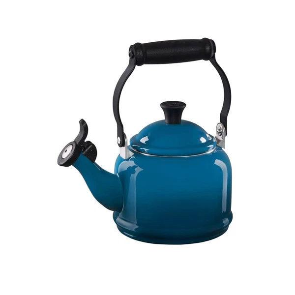 Le Creuset Enamel On Steel Demi Tea Kettle, 1.25 qt., Deep Teal