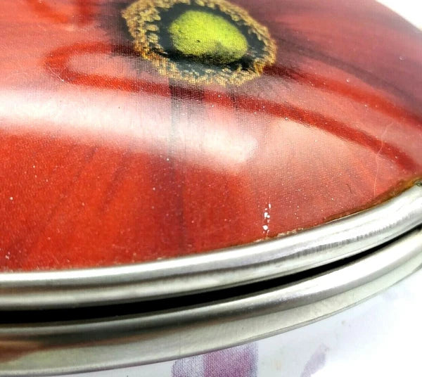 Pioneer Woman Enameled Steel Flower Garden Tea Pot Kettle Floral Retired READ!