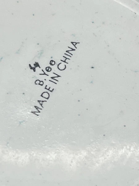 Chinemel B. Yee Enamel On Copper Miniature White Teapot W/Floral