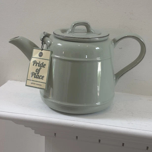 T&G Pride of Place British Design Light Green Teapot NWT