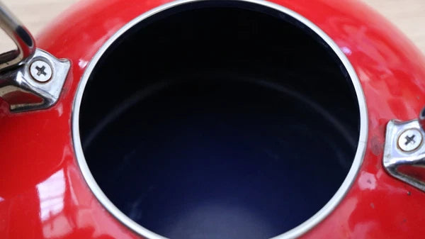 Chantal Whistling Tea Kettle Teapot Red Cherry Enamel 2qt Pre Owned