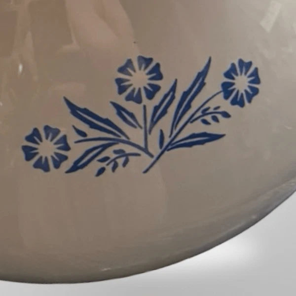 Vintage Corning Ware Blue Cornflower 6 Cup Tea Pot With P-104 Backstamp