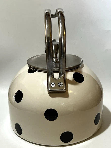 Kate Spade New York Lenox All in Good Taste Deco Dot Tea Kettle 2.5 Qt Capacity