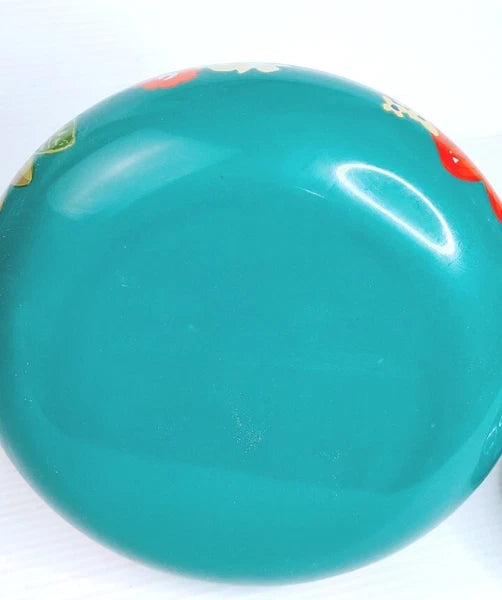 Pioneer Woman Enamel on Steel Dazzling Dahlias Tea Kettle, Excellent Gently Used