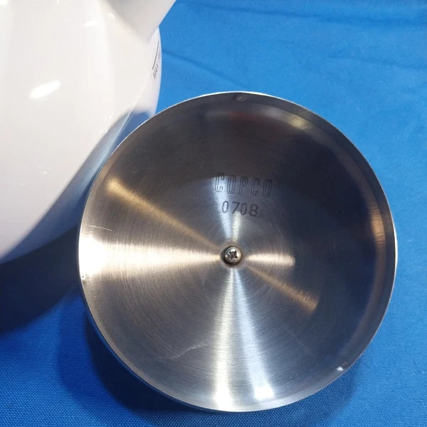 Copco White Enameled Whistling Tea Kettle  #0708 2.5 quart