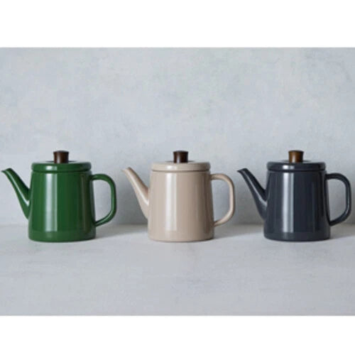 NODA HORO Japanese Enamel KETTLE Pottle 1.5L Gray PTR-1.5KGR Made in JP