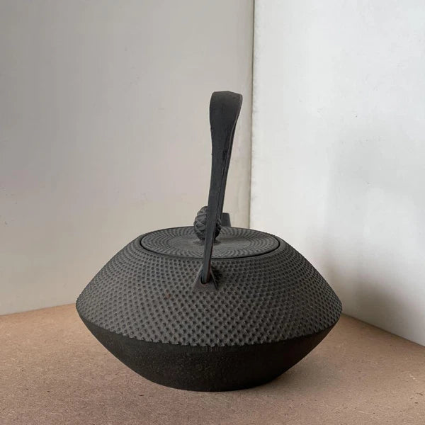 Nanbu Ironware Casting Artist Iwashimizu Hisao Iron Teapot Inner Enamel Finish