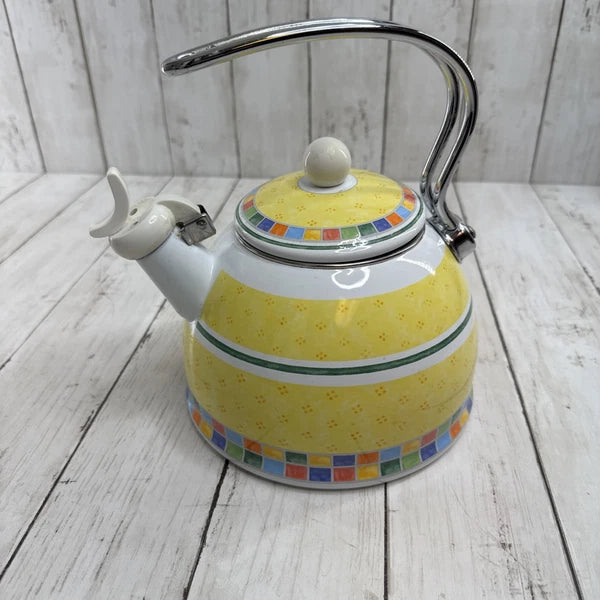 Villeroy & Boch Twist Alea Yellow Limone Tea Kettle Teapot With Lid