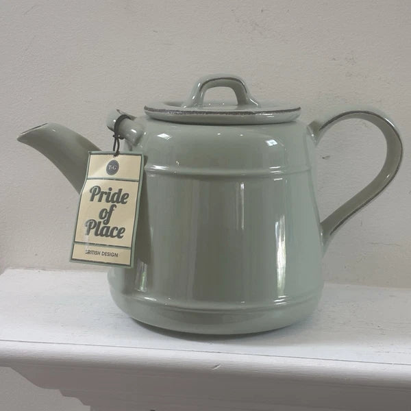 T&G Pride of Place British Design Light Green Teapot NWT