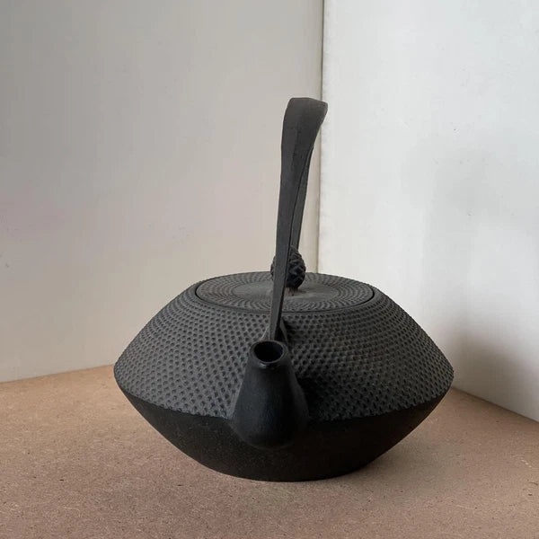 Nanbu Ironware Casting Artist Iwashimizu Hisao Iron Teapot Inner Enamel Finish