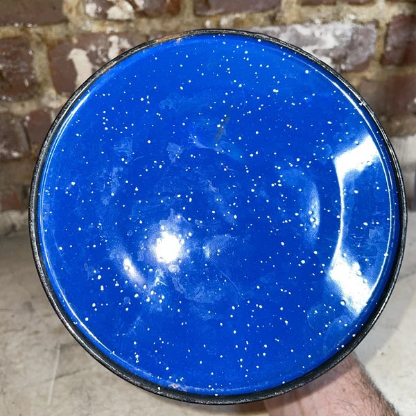 Enamelware Graniteware Blue Speckled Coffee Pot Cooking Camping Teapot