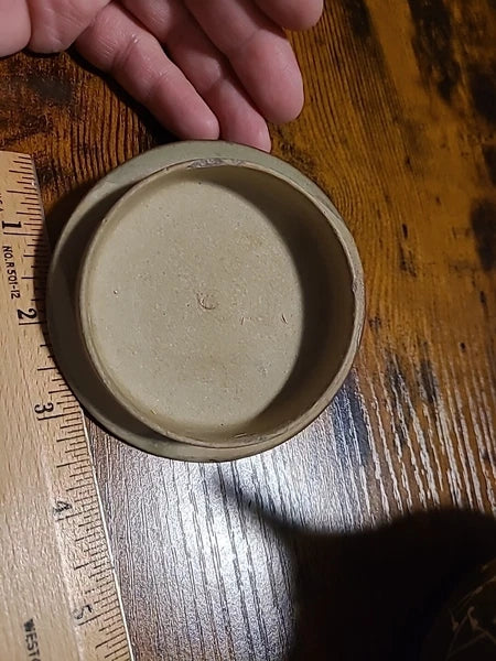 Vintage Japanese Teapot, Raised Pottery Enamel Detail,Does Have Chips