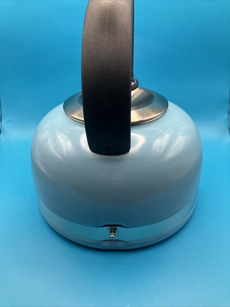 Kitchen Aid 2 Quart Empire Red Enamel Tea Kettle Whistling Stove Top