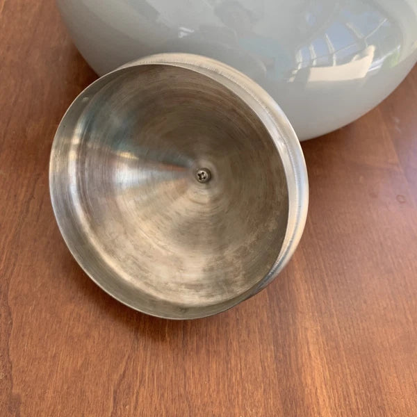 Chantal Gray Tea Kettle Enamel Stainless Steel 2 Qt Whistling Stove Top