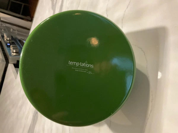 Temp-tations By Tara 2.3 Qt Old World Tea Kettle Teapot Stovetop Safe Green