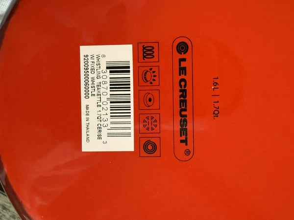 Le Creuset Classic Enamel on Steel 1.7 Qt. Whistling Tea Kettle - Cerise