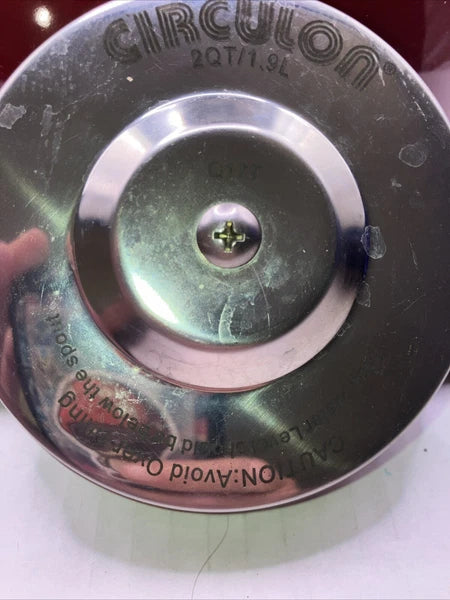 Circulon Whistling Stove Top Kettle Enamel On Steel 2 Qt Coffee Tea Pot Server