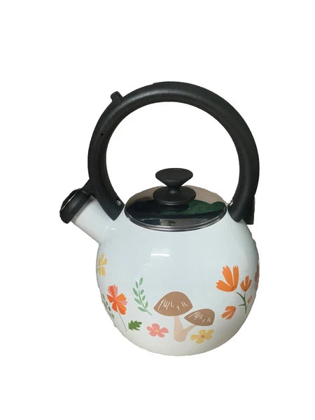 Martha Stewart Tea kettle,The Harvest Collection, Enamel On Steel / 1.4 Quart