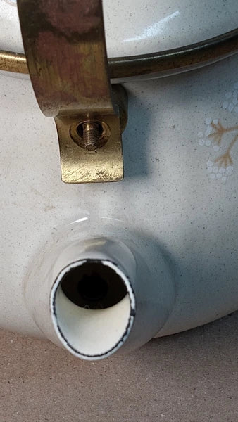 Vintage Mikasa Grande Chef Day Dreams  2.5. Qt Enamel Tea Kettle Japan UN704