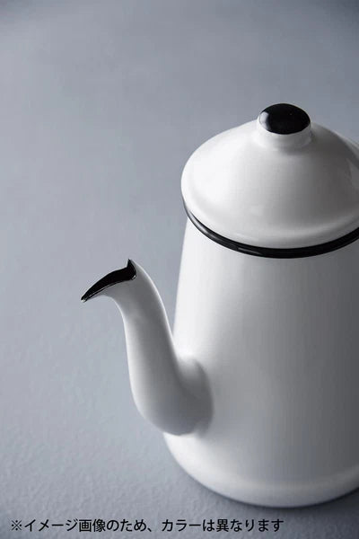 Noda Horo Kettle Enamel Rumble Pot 1.7L For Gas Fire Only Red Made in Japan LB-1